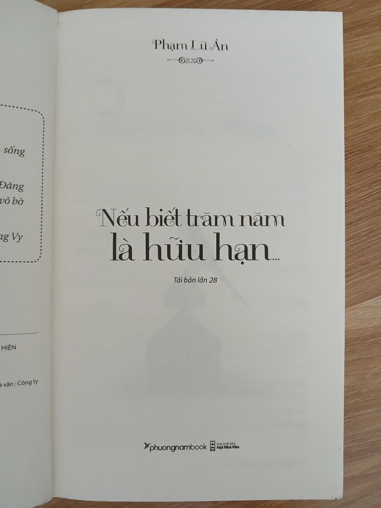 Nếu Biết Trăm Năm Là Hữu Hạn - Phạm Lữ Ân - Ảnh thực tế 6