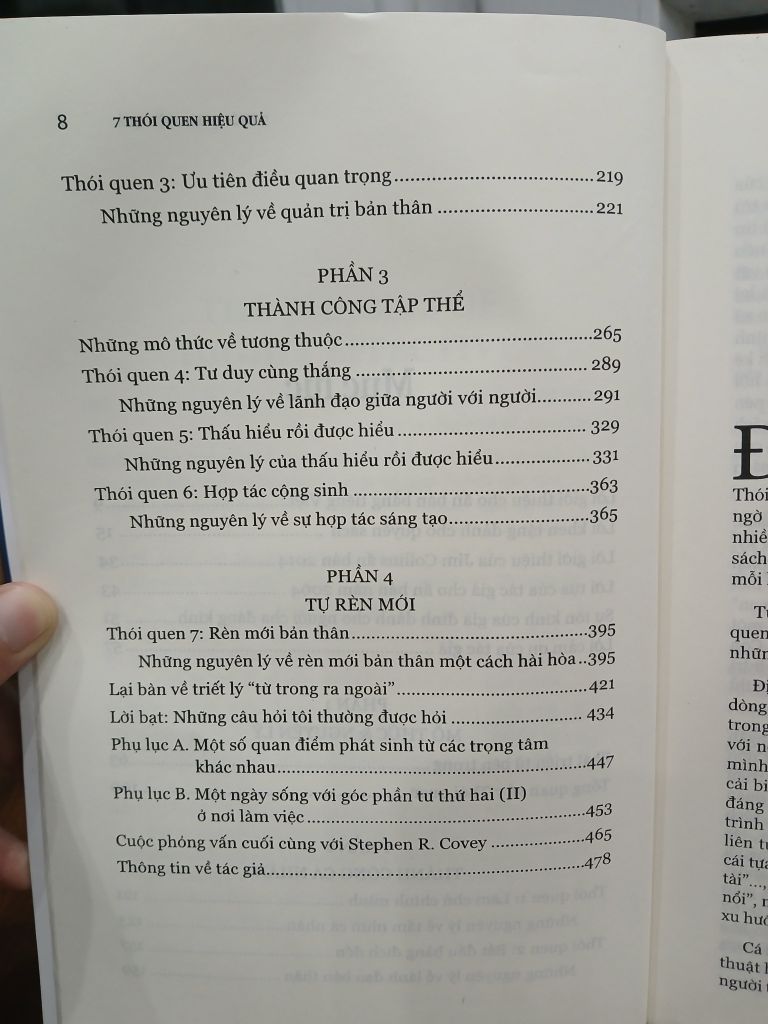 7 thói quen hiệu quả – Stephen R. Covey - Ảnh thực tế 7