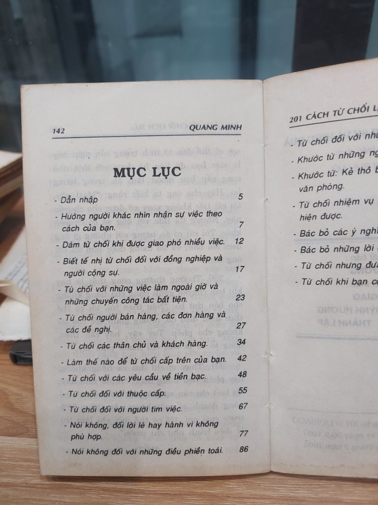 201 CÁCH TỪ CHỐI LỊCH SỬ VÀ HIỆU QUẢ – QUANG MINH - Ảnh thực tế 5