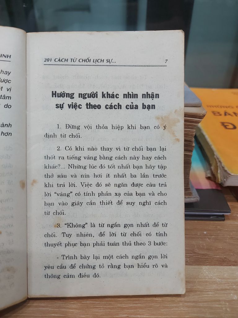 201 CÁCH TỪ CHỐI LỊCH SỬ VÀ HIỆU QUẢ – QUANG MINH - Ảnh thực tế 8