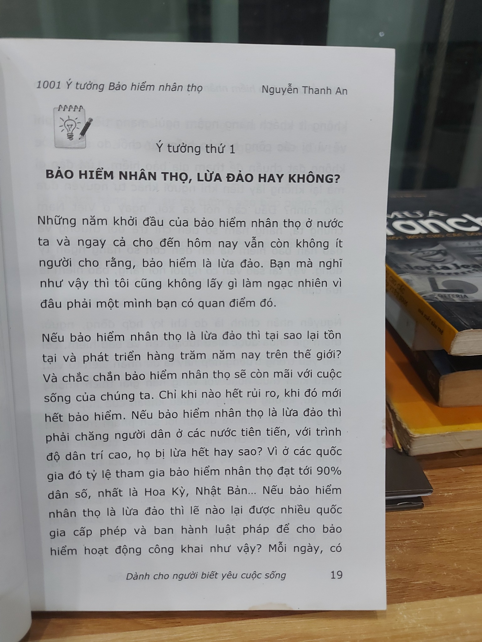 1001 Ý TƯỞNG BẢO HIỂM NHÂN THỌ – NGUYỄN THANH AN
