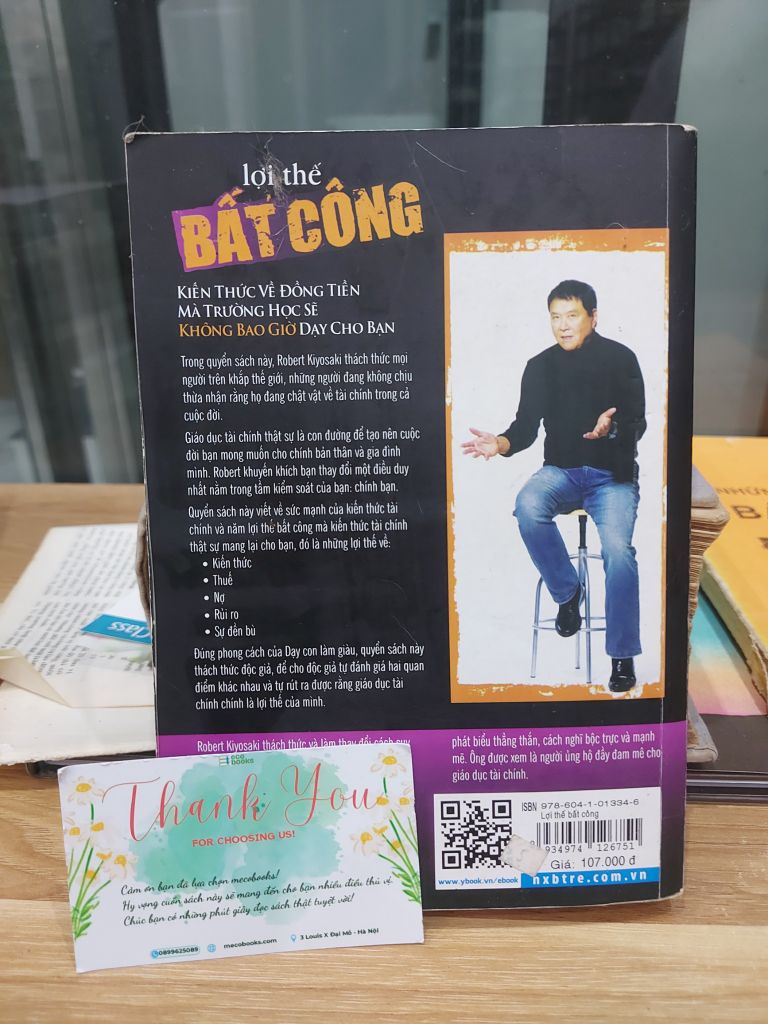 lợi thế BẤT CÔNG – ROBERT T. KIYOSAKI - Ảnh chụp thực tế