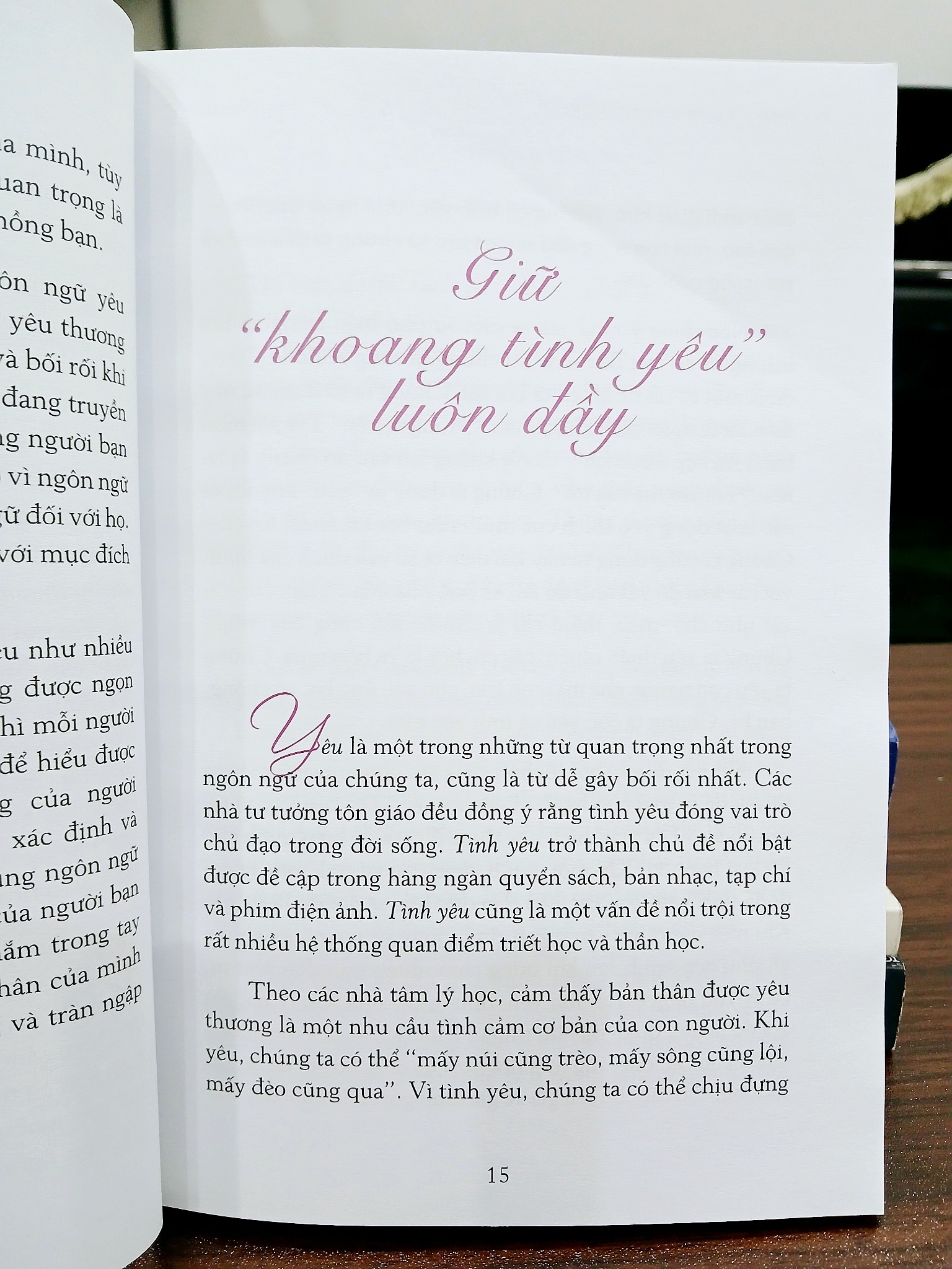 5 ngôn ngữ yêu thương – Gary Chapman