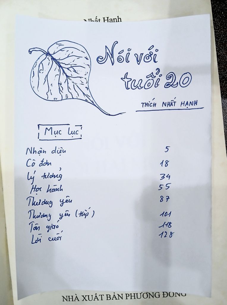 Nói với tuổi 20 – Thích Nhất Hạnh - Ảnh thực tế 9