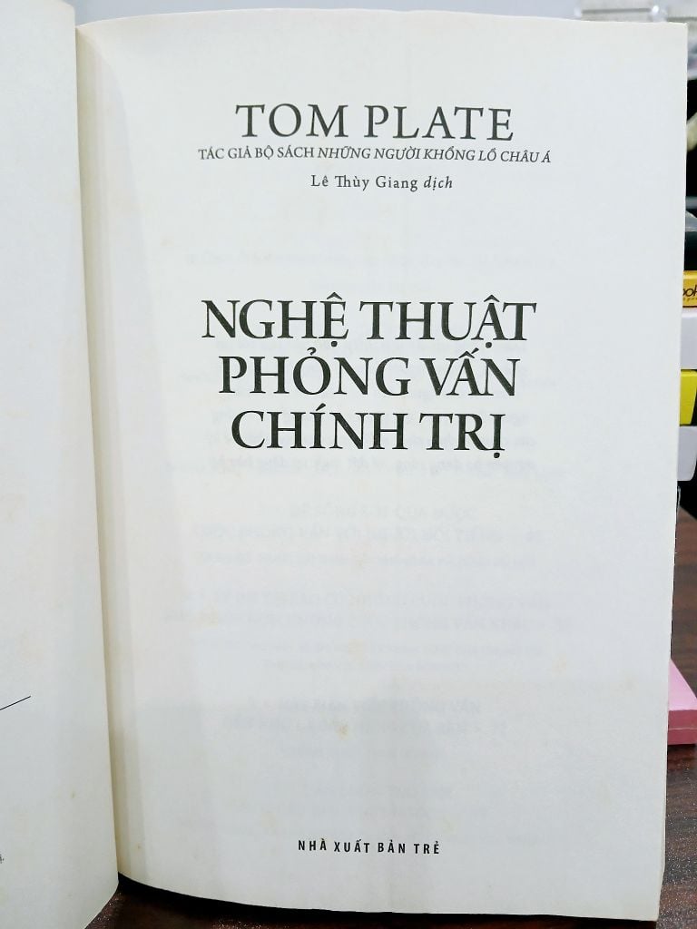 Nghệ thuật phỏng vấn chính trị – Tom Plate - Ảnh thực tế 5