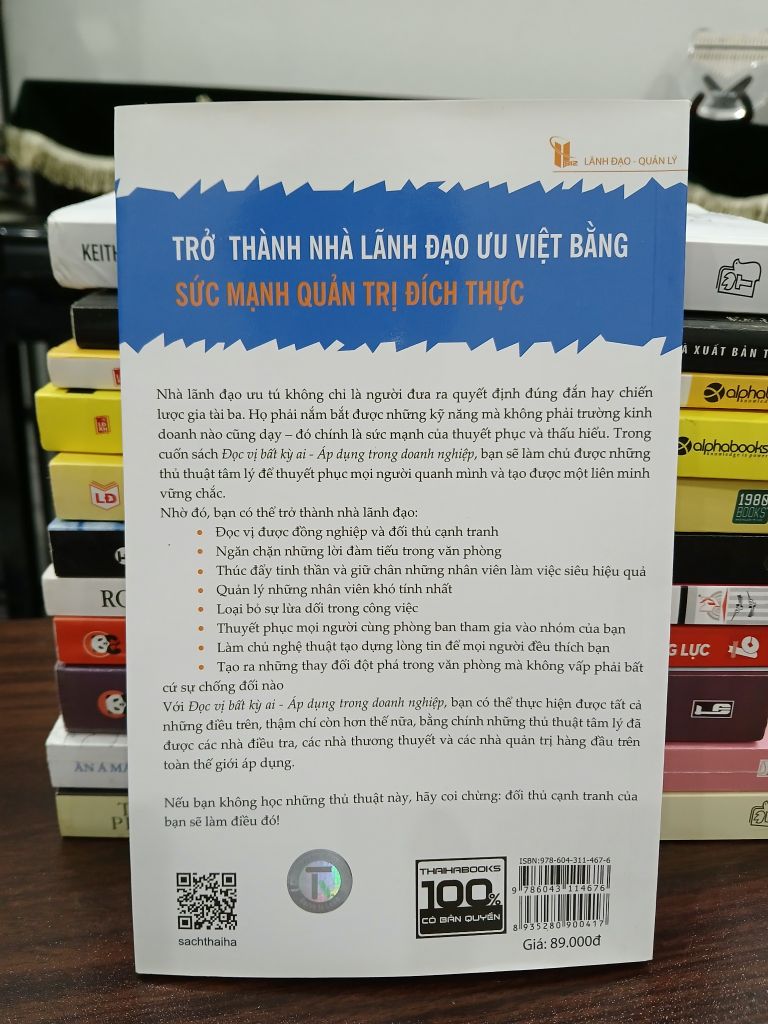 Đọc vị bất kỳ ai – TS. David J. Lieberman - Ảnh chụp thực tế