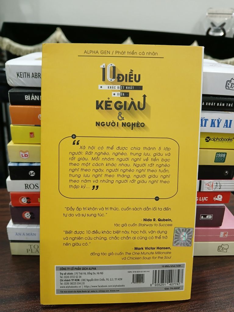 10 điều khác biệt nhất của kẻ giàu & người nghèo – Keith Cameron Smith - Ảnh chụp thực tế