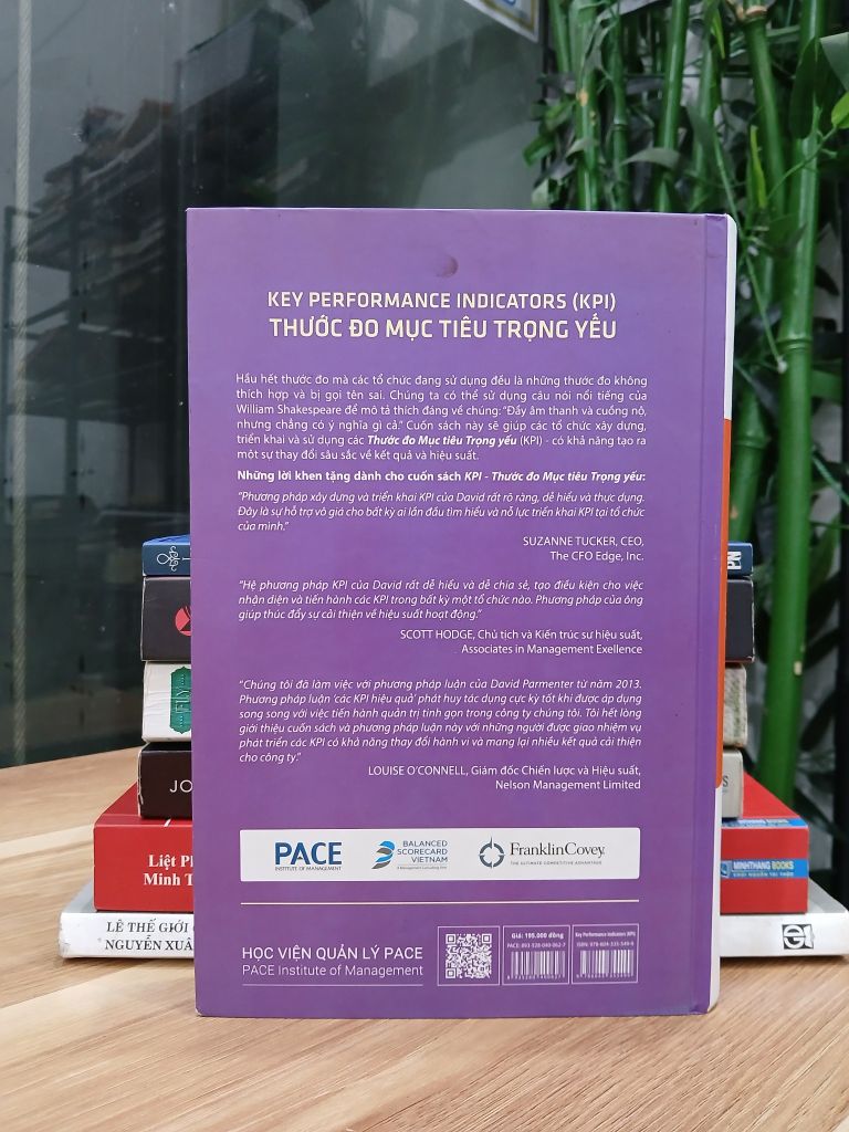 Key Performance Indicators (KPI) Thuốc Đo Mục Tiêu Trọng Yếu – David Parmenter - Ảnh chụp thực tế