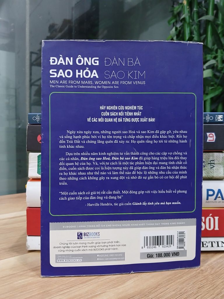 Đàn Ông Sao Hỏa, Đàn Bà Sao Kim – John Gray - Ảnh chụp thực tế
