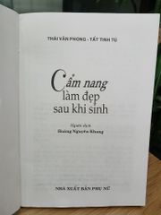 Cẩm nang làm đẹp sau khi sinh – Thái Văn Phong, Tất Tịnh Tư - ảnh 5