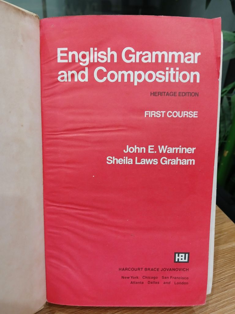 English Grammar and Composition – Harcourt Brace Jovanovich - Ảnh thực tế 5