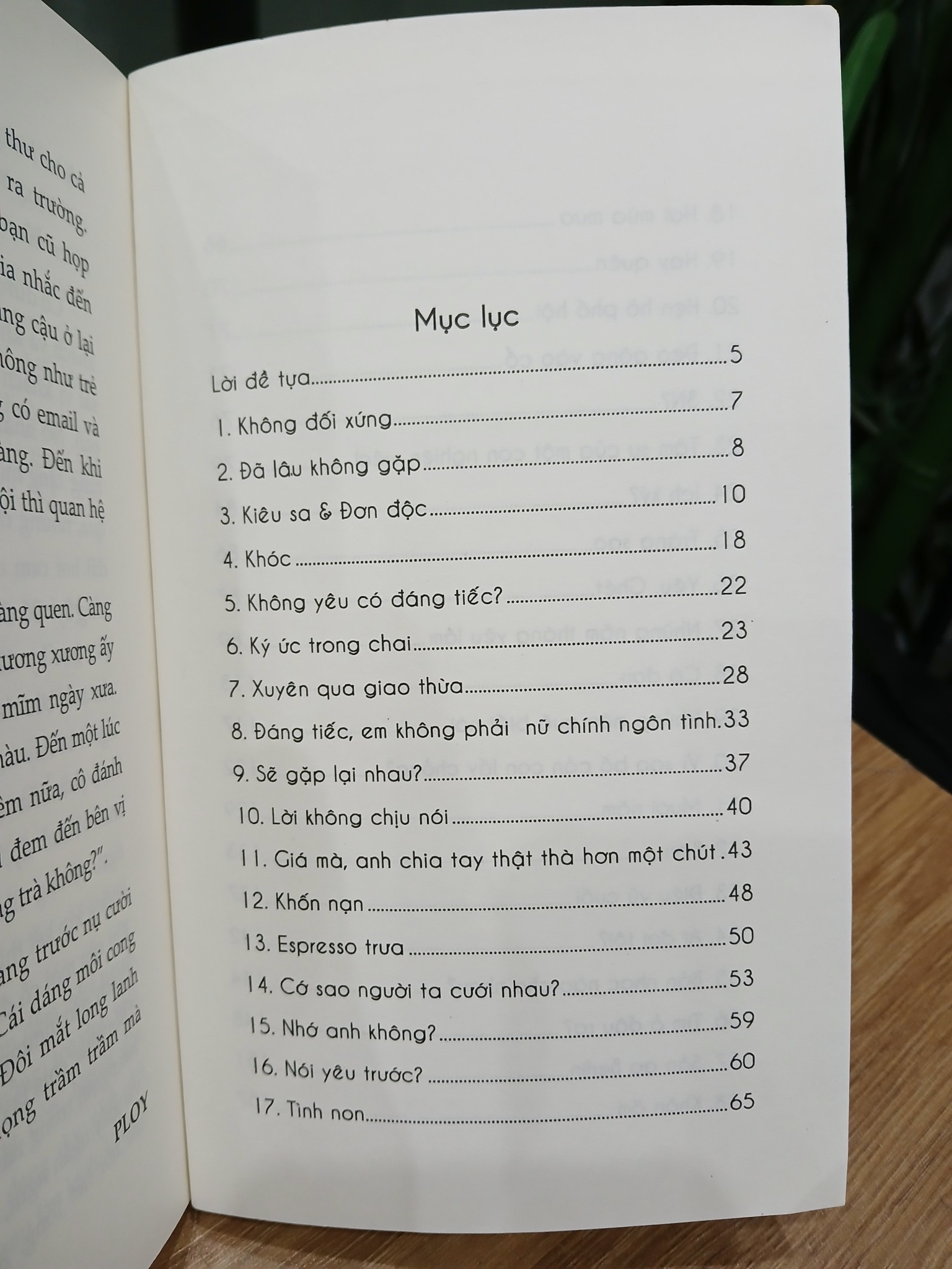 Những năm tháng yêu lầm – Ploy