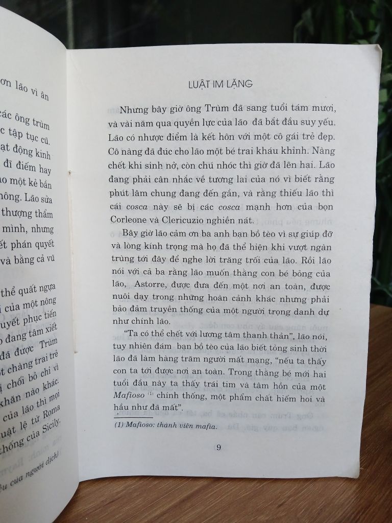 Luật im lặng – Mario Puzo - Ảnh thực tế 8