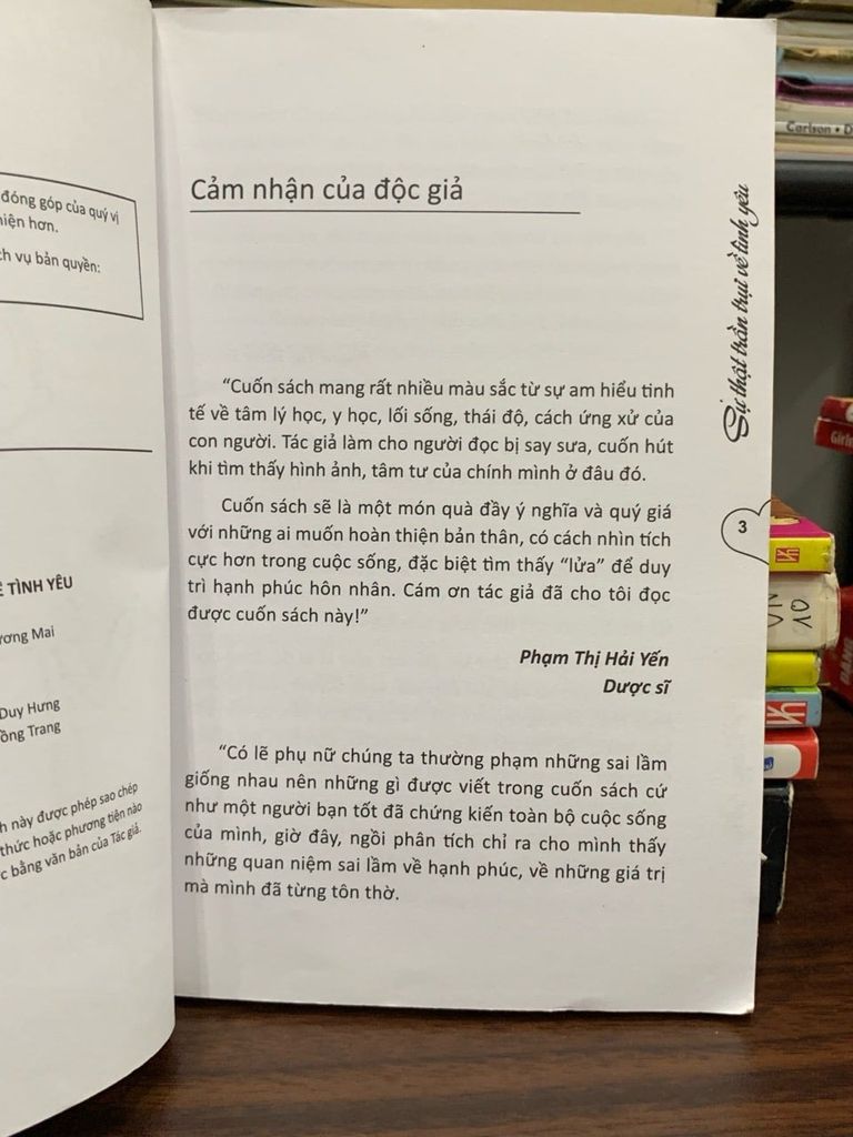 Sự Thật Trần Trụi Về Tình Yêu-  Phạm Thị Phương Mai - Ảnh thực tế 4