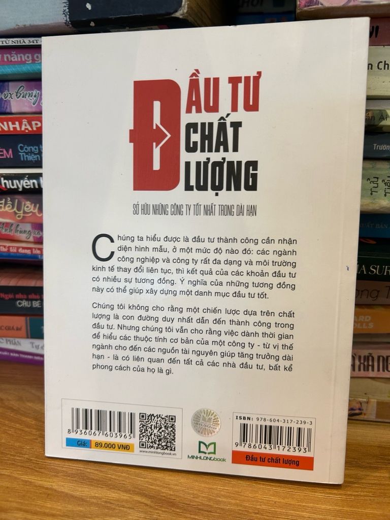 Đầu tư chất lượng -Thu Uyên dịch - Ảnh thực tế 3