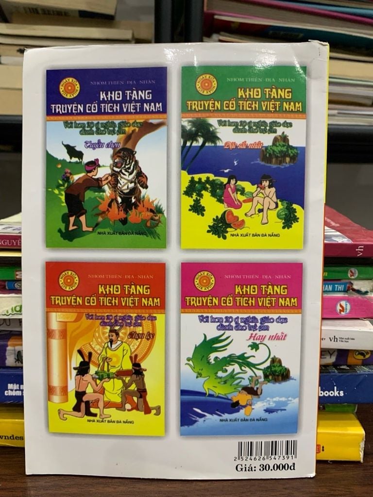 Kho tàng truyện cổ tích Việt Nam với hơn 20 ý nghĩa giáo dục dành cho trẻ em- Nhóm Thiên- Địa- Nhân - Ảnh chụp thực tế
