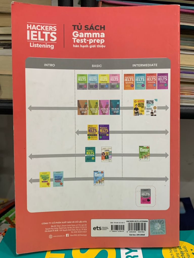 Hackers IELTS Listening – Hackers - Ảnh chụp thực tế