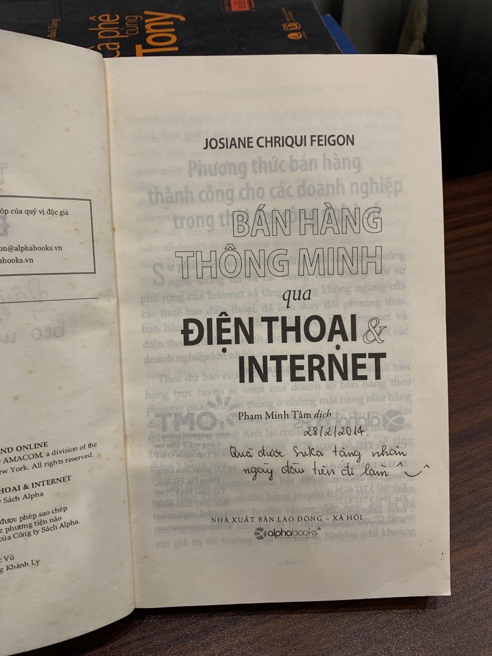 Bán hàng thông minh qua điện thoại& internet- Josiane Chriqui Feigon