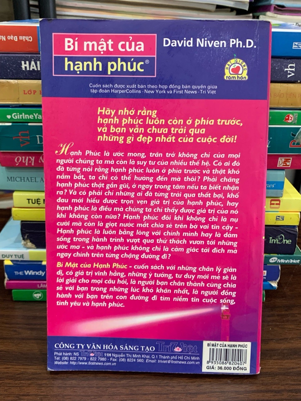 Ảnh sách Bí mật của hạnh phúc – David Niven, Ph.D.