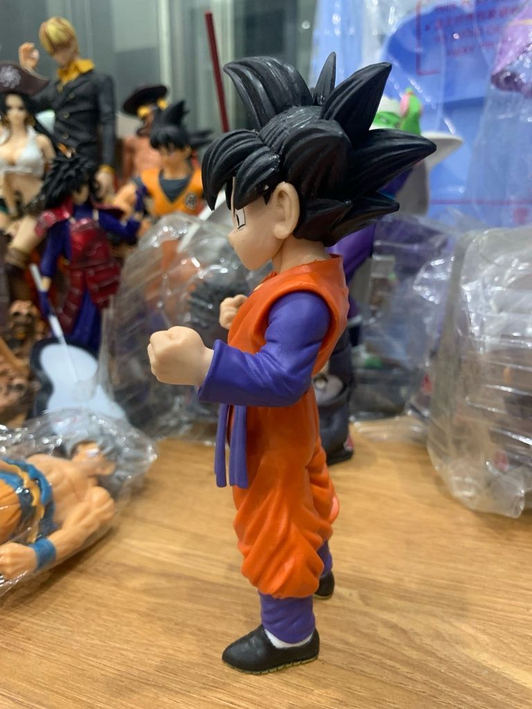 Bộ Mô Hình Nhân Vật Son Goten và Son Gohan trong Dragon Ball Z Chất Liệu PVC - Ảnh chụp thực tế