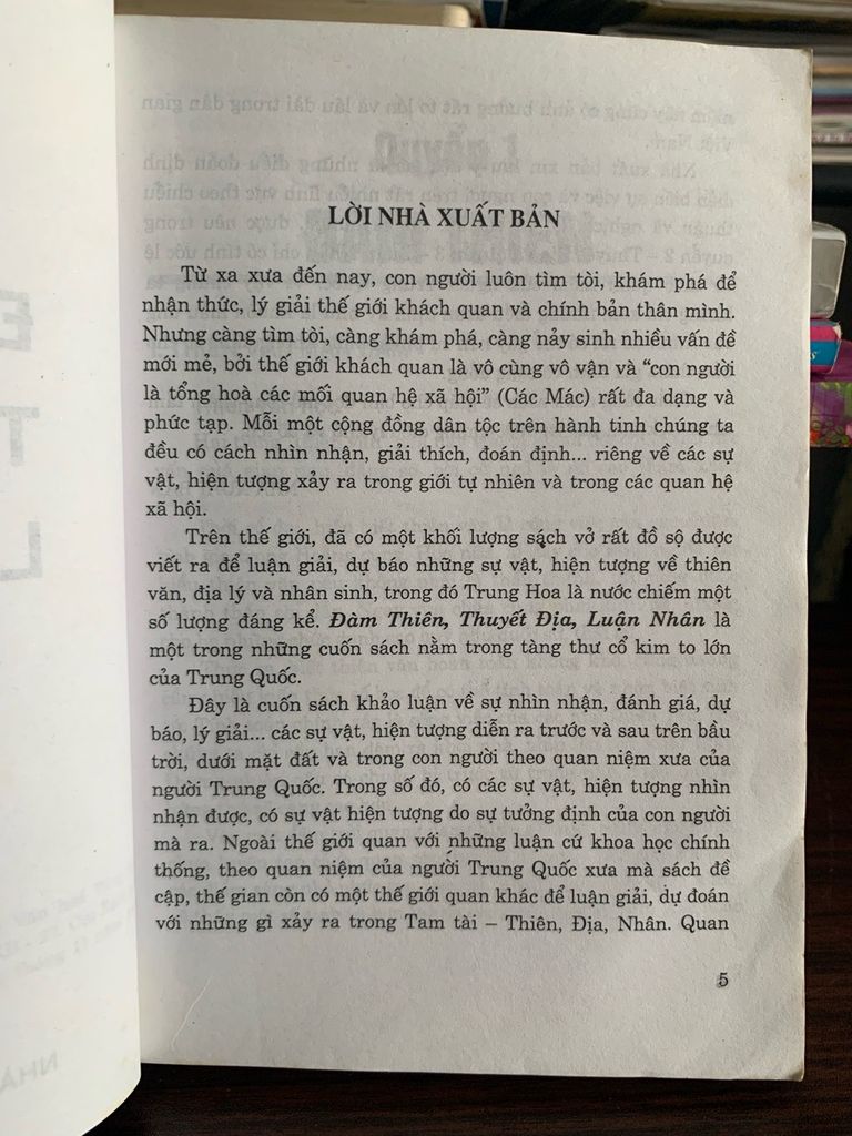 Đàm Thiên Thuyết Địa Luận Nhân – Ngô Bạch - Ảnh thực tế 4