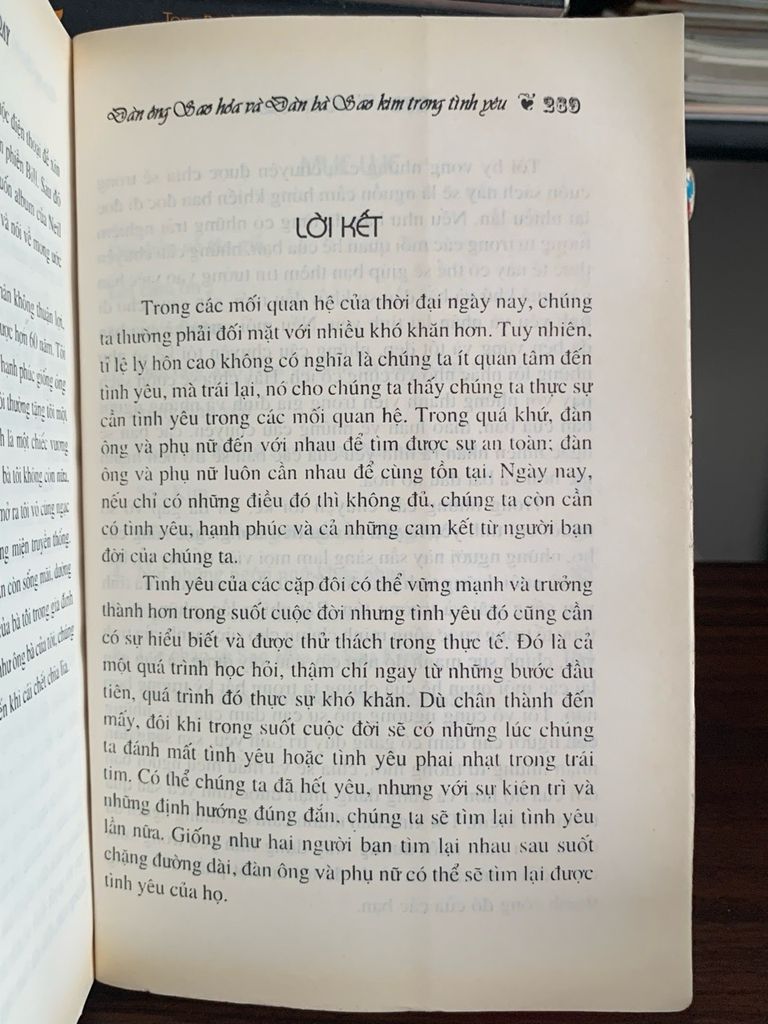 Đàn ông sao hoả, đàn bà sao kim trong tình yêu- John Gray - Ảnh thực tế 5