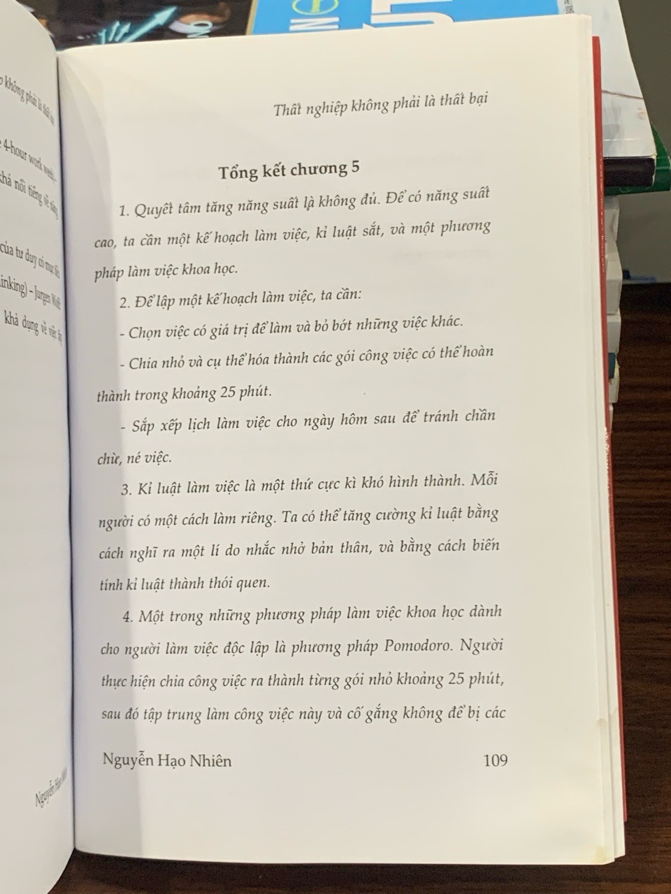 Thất nghiệp không phải là thất bại – Nguyễn Hạo Nhiên