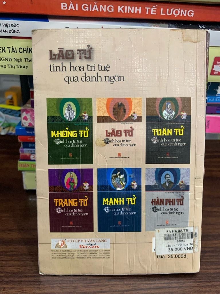LÃO TỬ tinh hoa trí tuệ qua danh ngôn- Hoàng Thần Thuần - Ảnh chụp thực tế