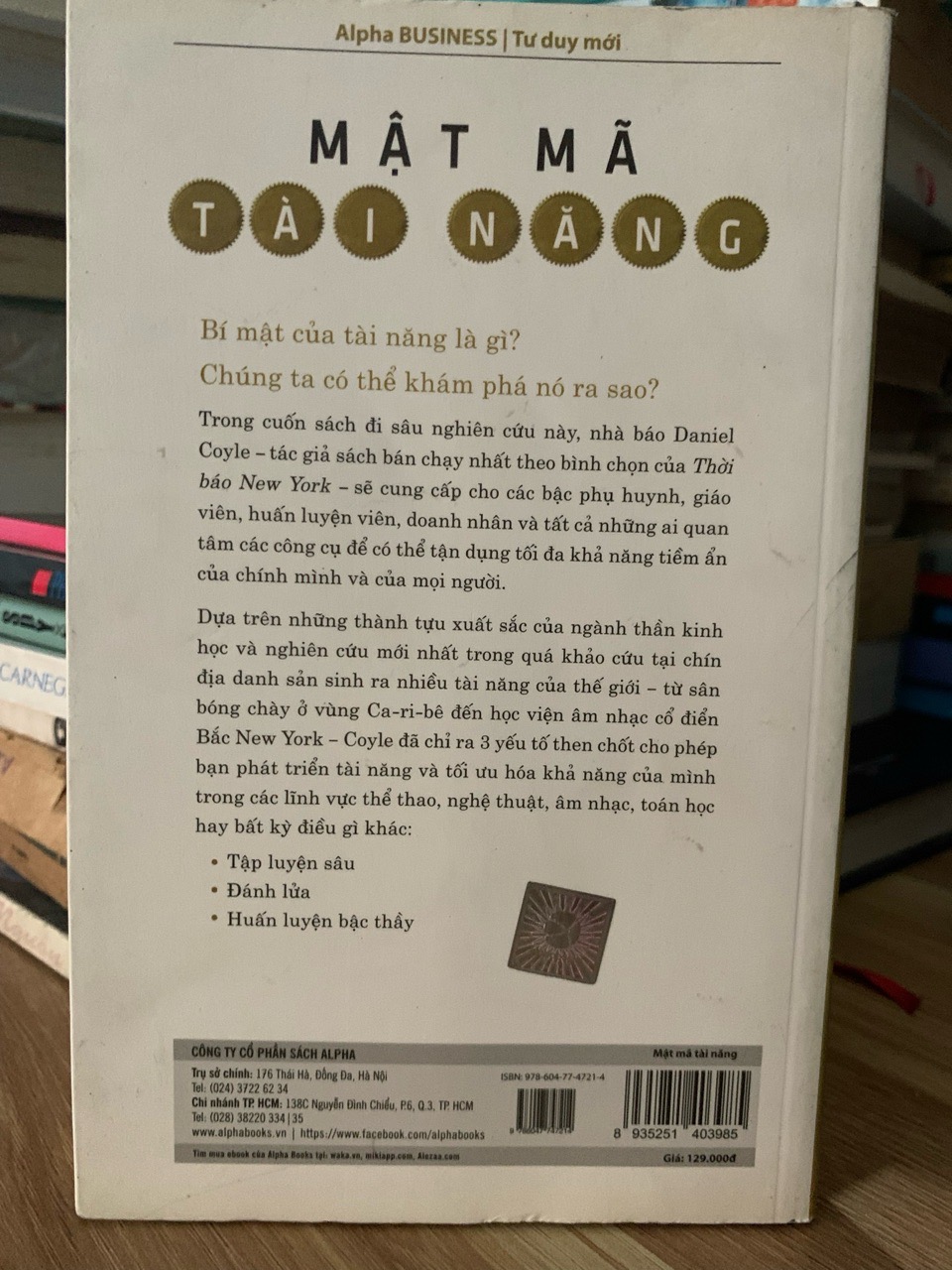 Mật mã tài năng -Daniel Coyle