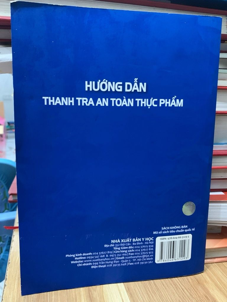 Hướng dẫn thanh tra an toàn thực phẩm- Bộ y tế thanh tra bộ - Ảnh chụp thực tế