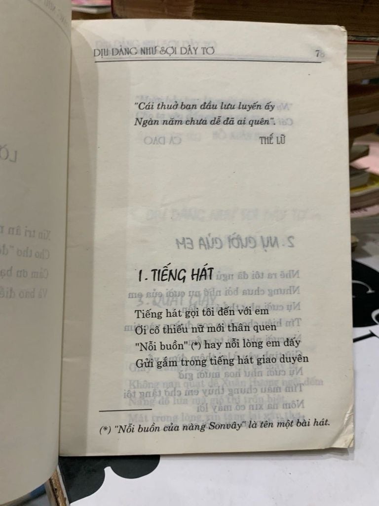Tuyển Tập Thơ Dịu Dàng Như Sợi Dây Tơ của Tác Giả Hữu Long - Ảnh thực tế 4