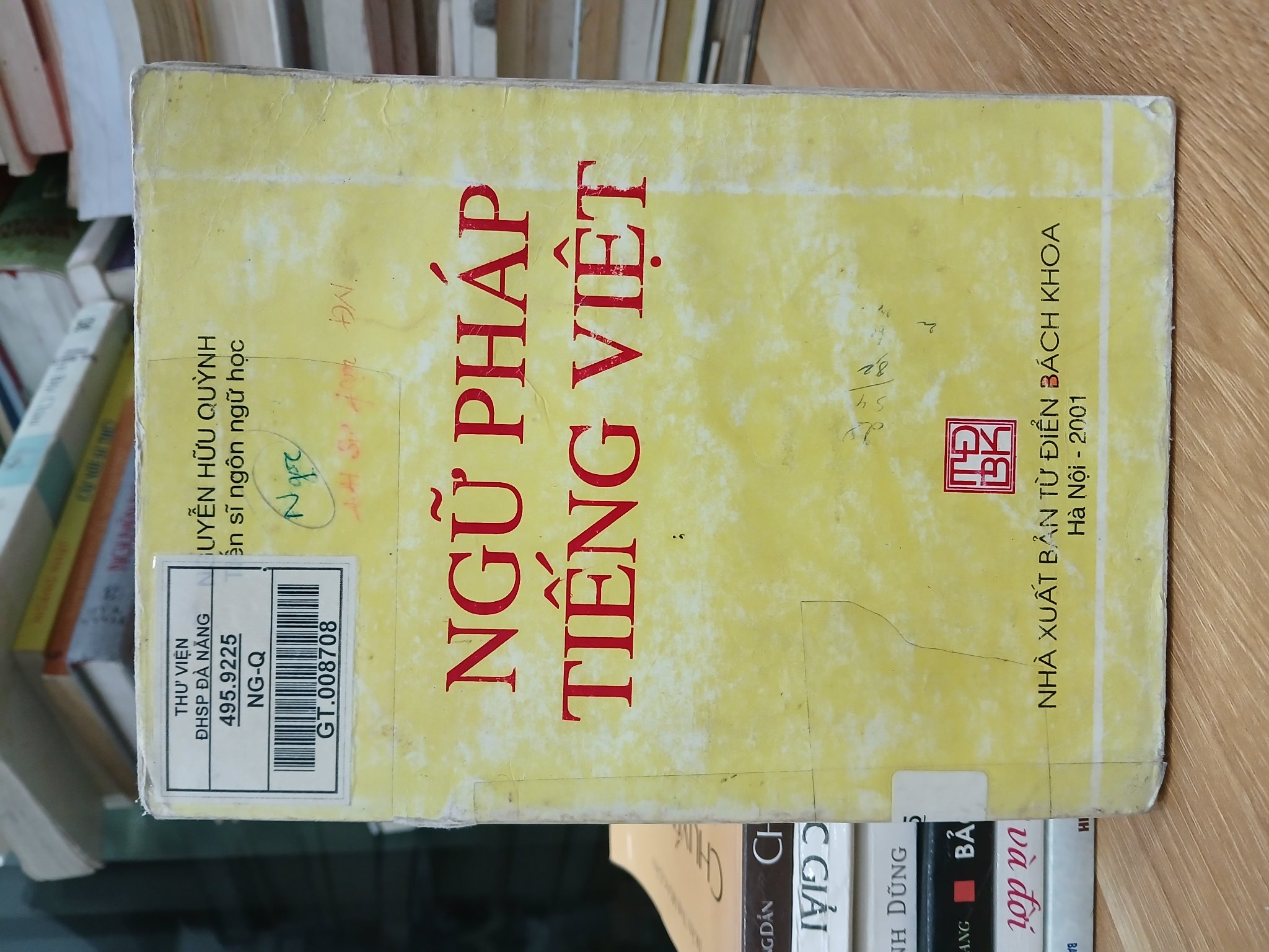 Ngữ pháp tiếng Việt – Nguyễn Hữu Quỳnh