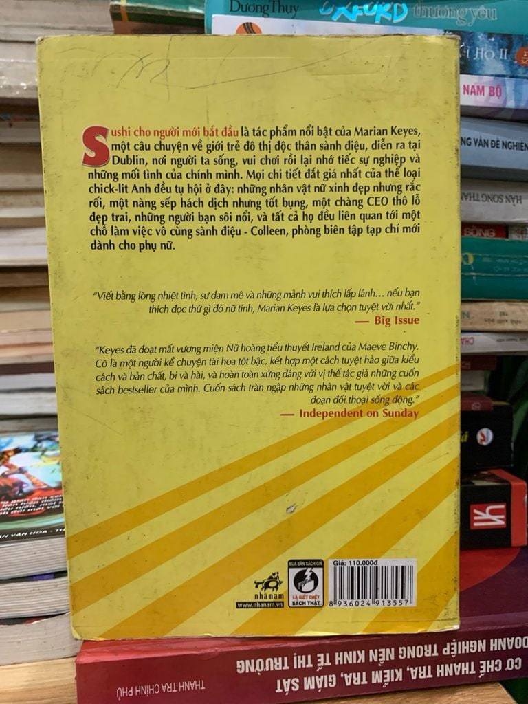 Shushi cho người mới bắt đầu -Marian Keyes - Ảnh chụp thực tế