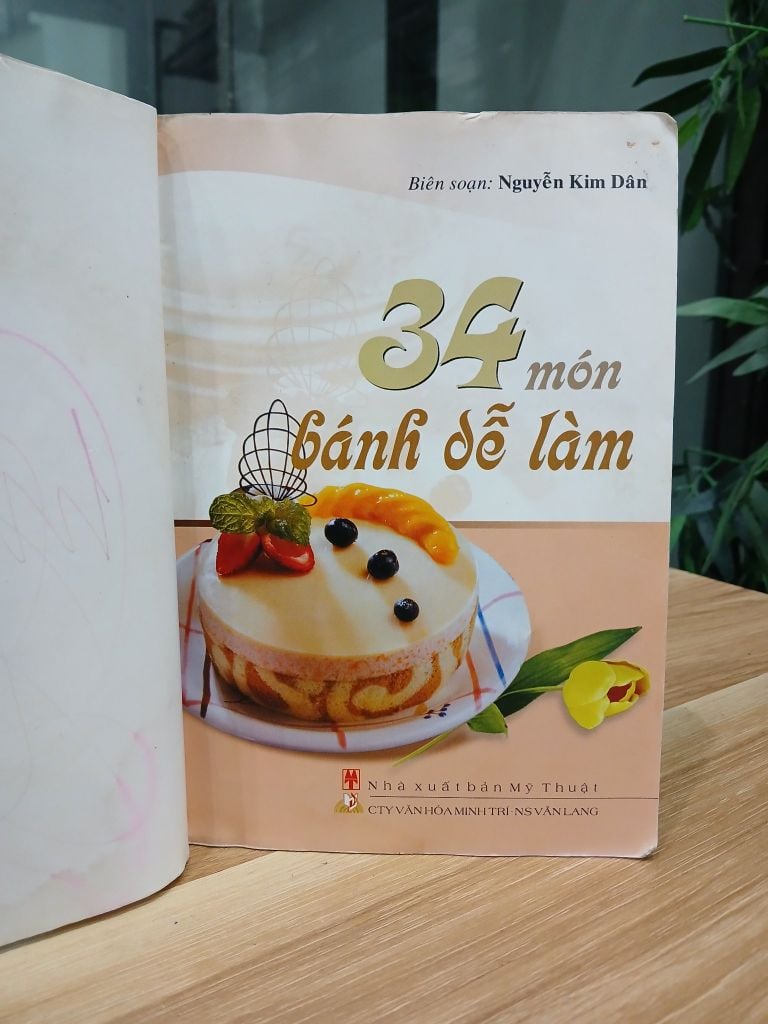 34 món bánh dễ làm – Nguyễn Kim Dần (biên soạn) - Ảnh thực tế 6