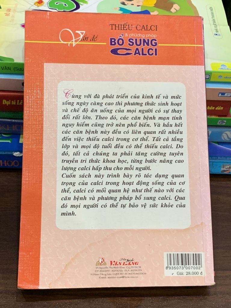 Vấn đề thiếu calci và phương pháp bổ sung calci – Ngô Thắng Hoa, Tiền Kiêm Hải - Ảnh chụp thực tế