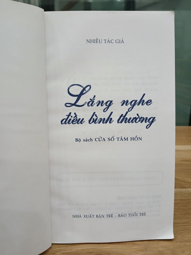 Lắng nghe điều bình thường – Báo Tuổi Trẻ (NXB Trẻ) - Ảnh thực tế 6