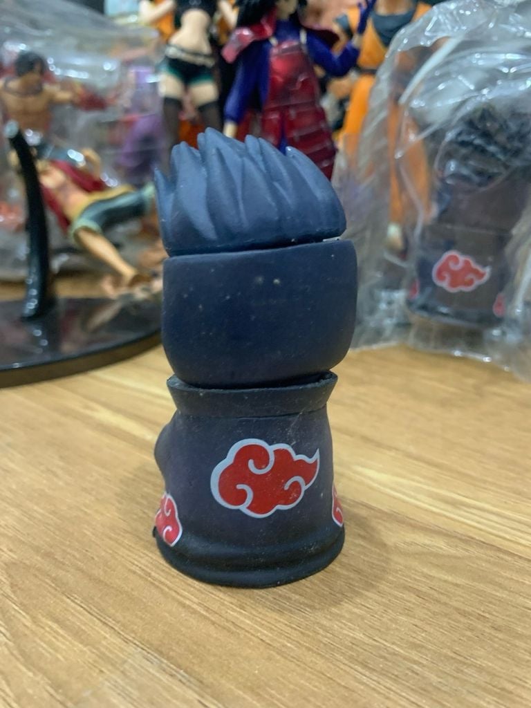Bộ Mô Hình Chibi Tổ Chức Akatsuki trong Naruto - Set Tượng Tĩnh Cao 8cm - Ảnh chụp thực tế
