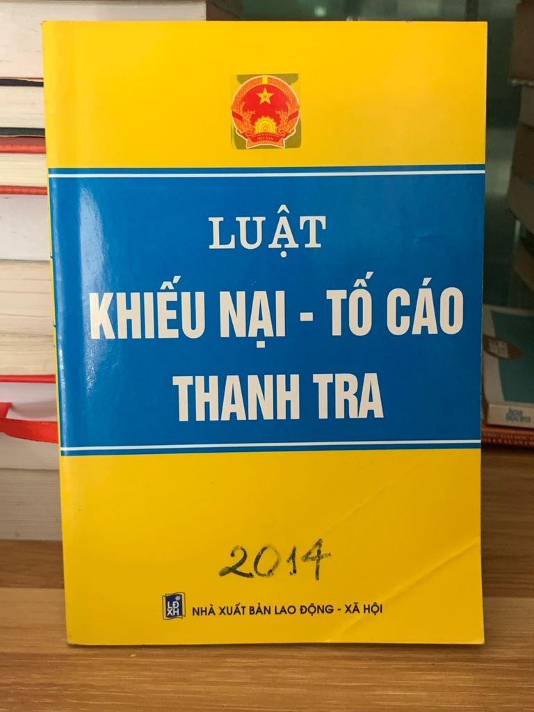 Luật khiếu nại tố cáo thanh tra -NXB Lao Động- Xã Hội