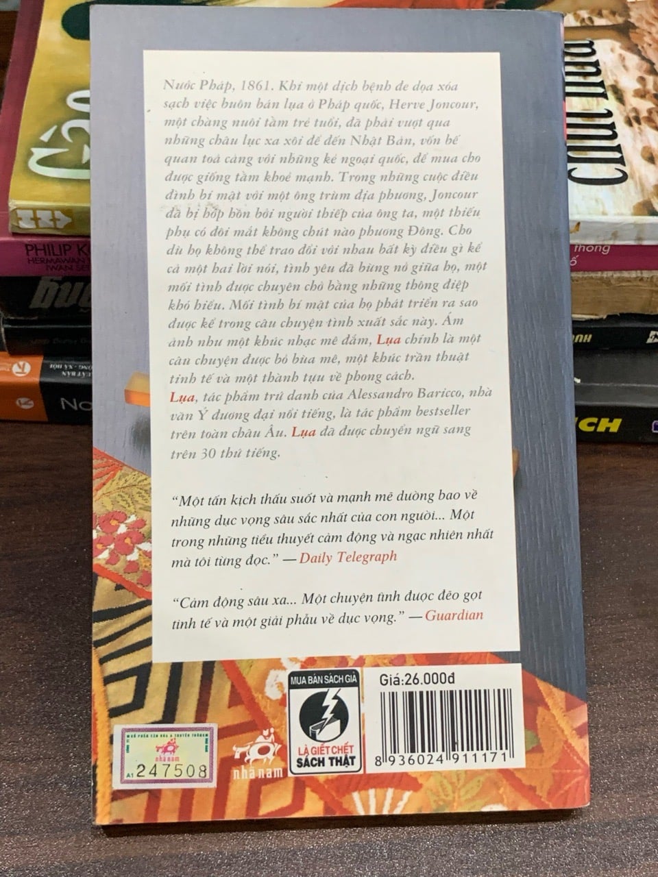 Ảnh sách Lụa – Alessandro Baricco