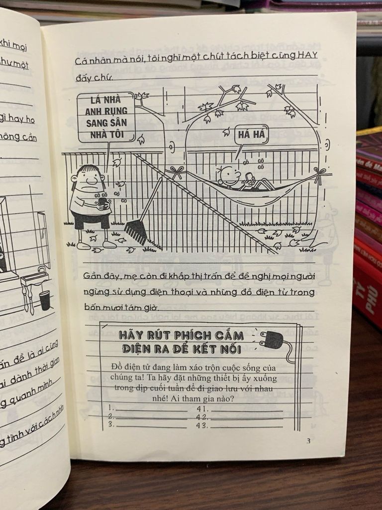 Nhật ký chú bé nhút nhát- Jeff Kinney - Ảnh thực tế 4