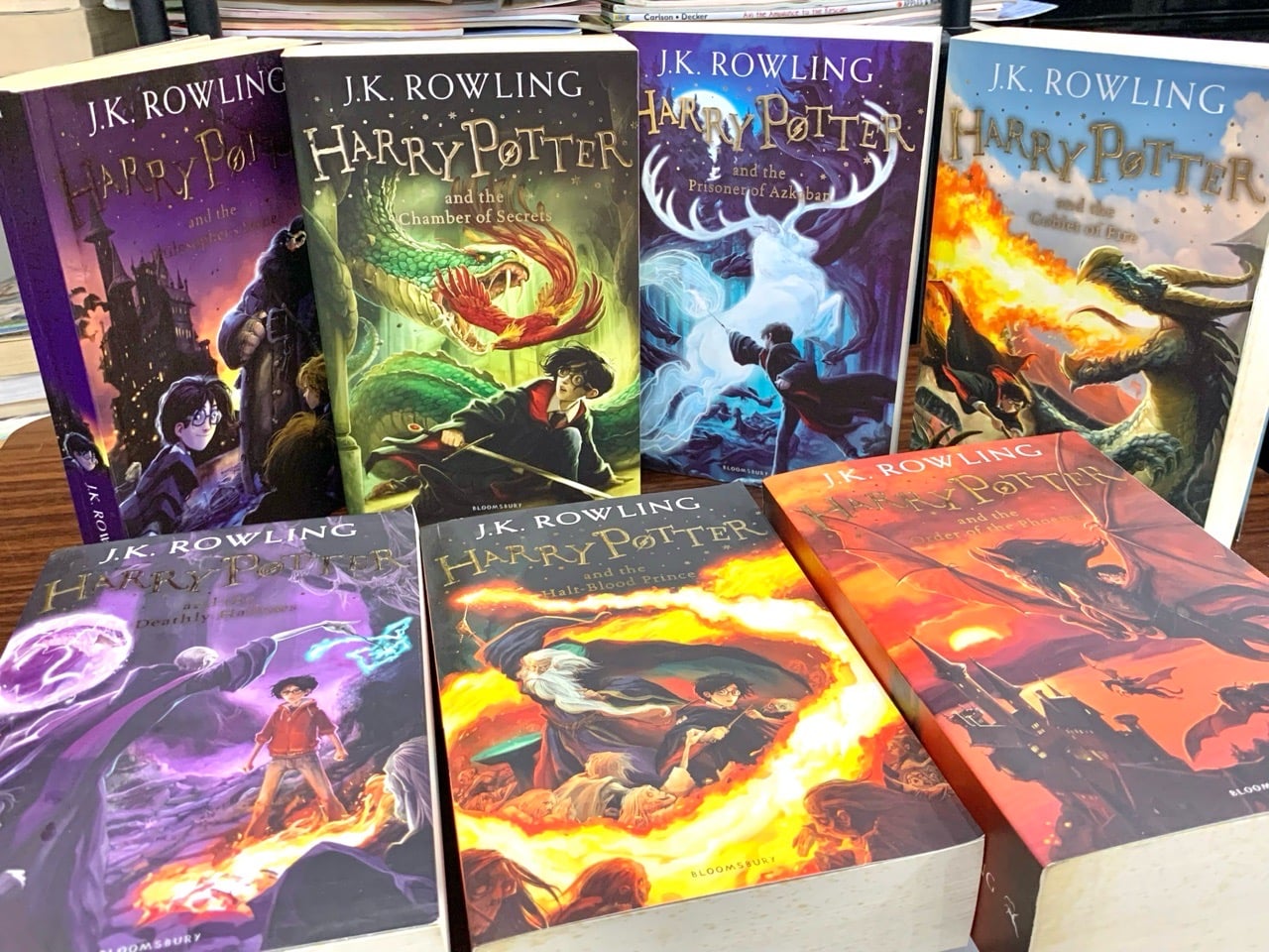 Harry Potter (Trọn bộ 7 tập, bản tiếng Anh)