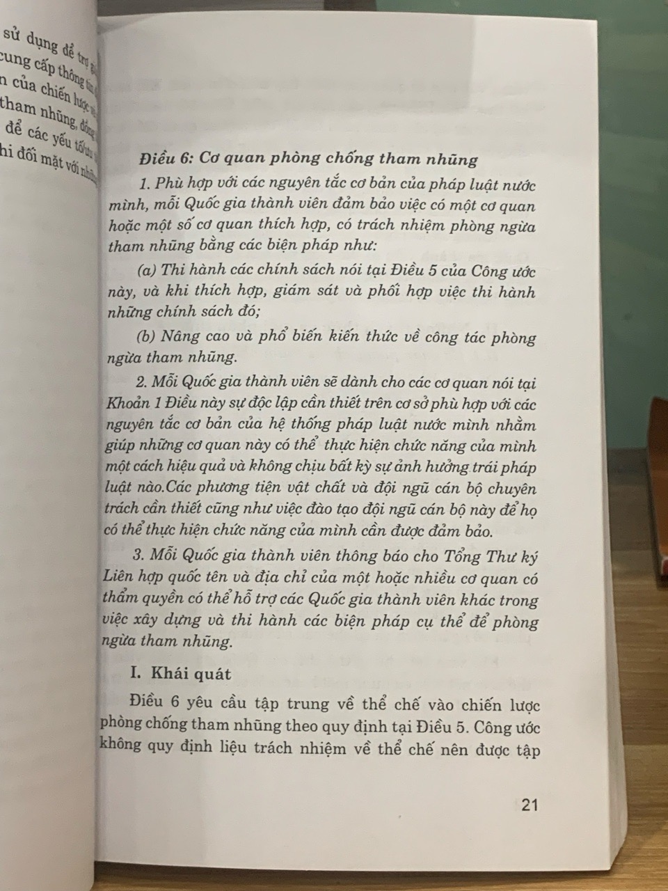 Hướng dẫn kĩ thuật về thực hiện thi công ước của liên hợp quốc về phòng chống tham nhũng -NXB Lao động-xã hội