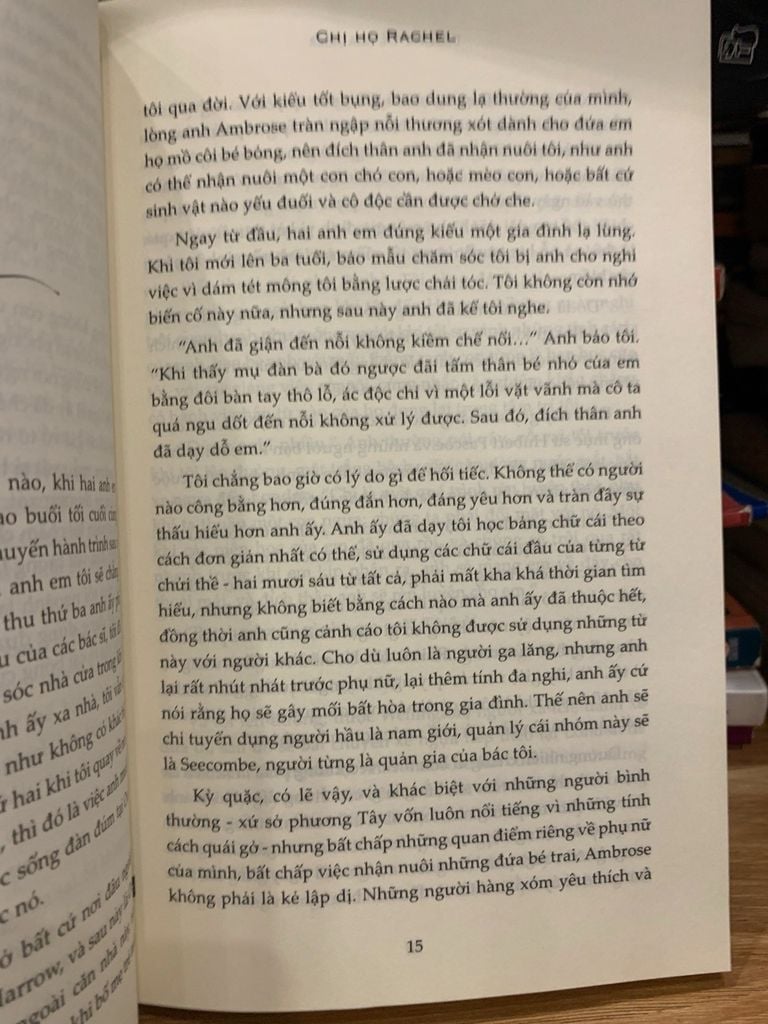Chị họ Rachel -Daphne Du Maurier - Ảnh thực tế 5