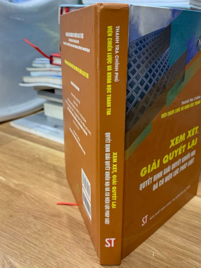Xem xét giải quyết lại quyết định giải quyết khiếu nại đã có hiệu lực-NXB chính trị quốc gia sự thật - Ảnh thực tế 3