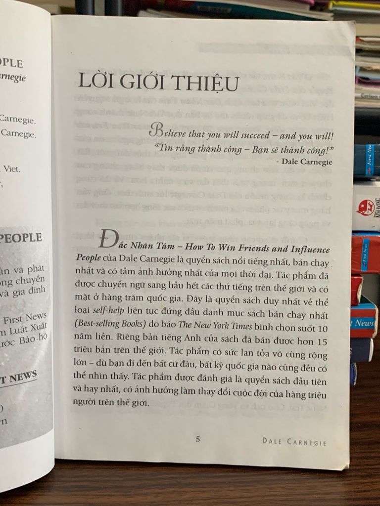 Đắc nhân tâm (How to Win Friends & Influence People) – Dale Carnegie (Quách Thu Nguyệt xuất bản) - Ảnh thực tế 4