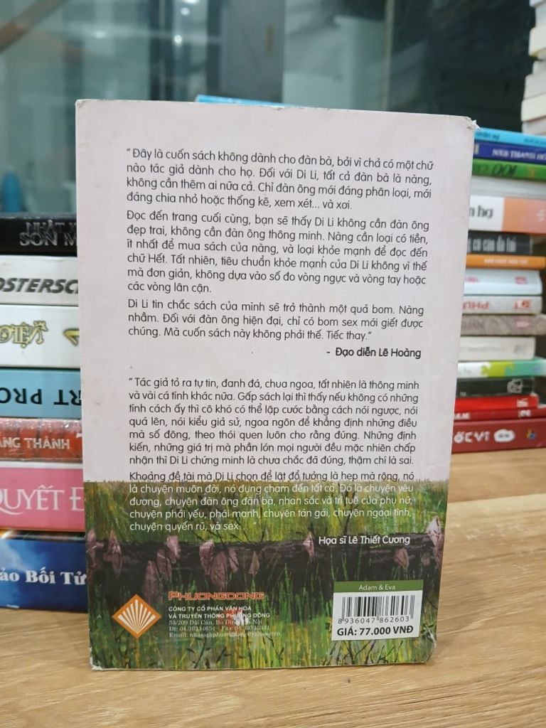 Adam & Eva — Cùng một tác giả được in bởi Phương Đông - Ảnh chụp thực tế