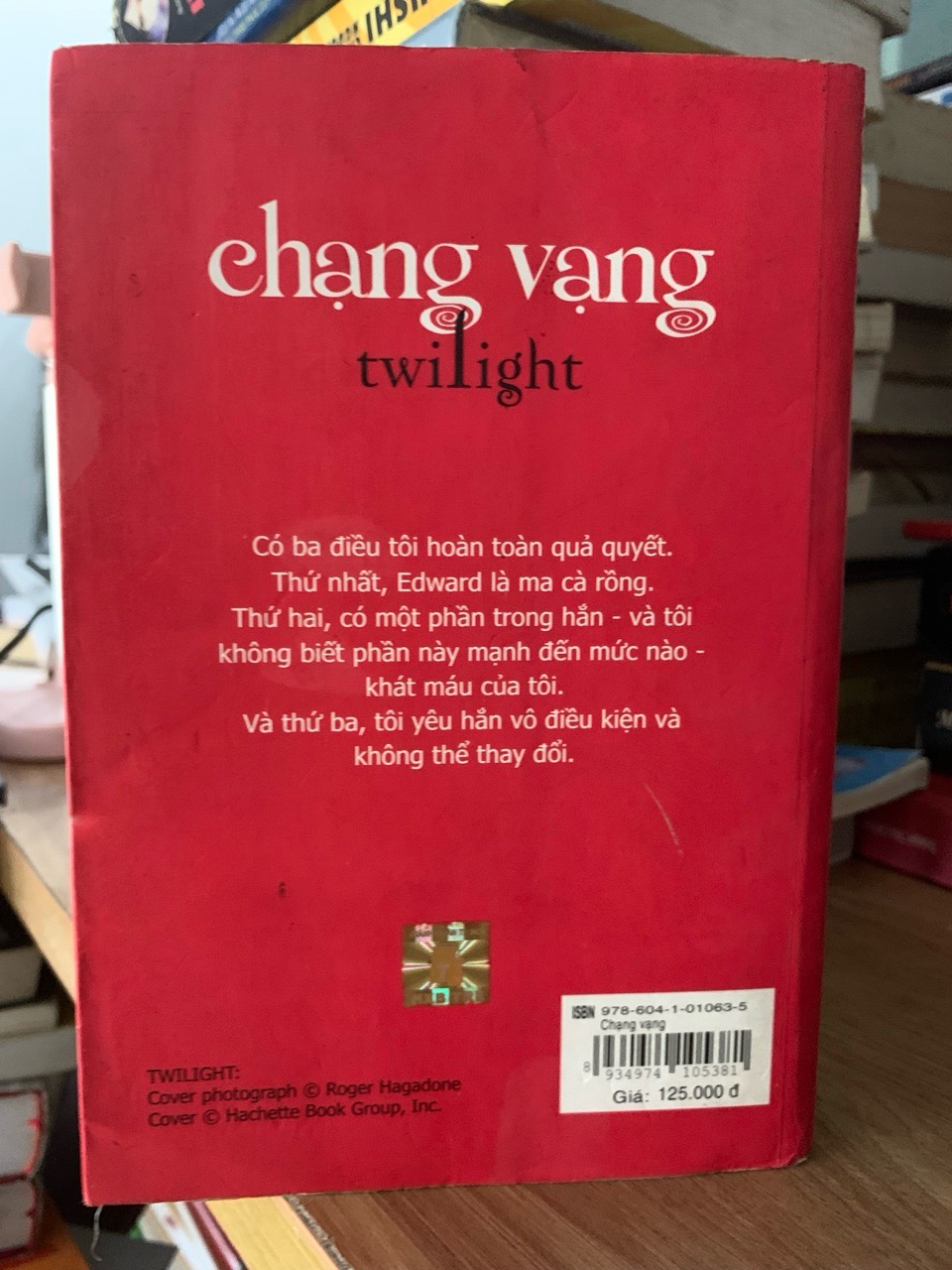Chạng Vạng -Stephenie Meyer