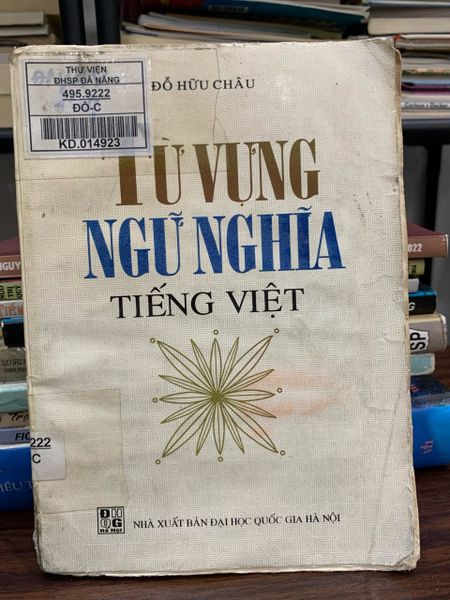Từ vựng – Ngữ nghĩa tiếng Việt – Đỗ Hữu Châu