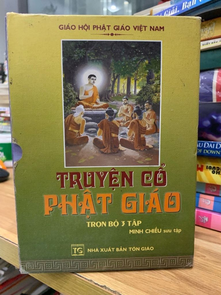 Truyện cổ phật giáo Trọn bộ 3tập -Giáo hội phật giáo Việt Nam - Ảnh chụp thực tế