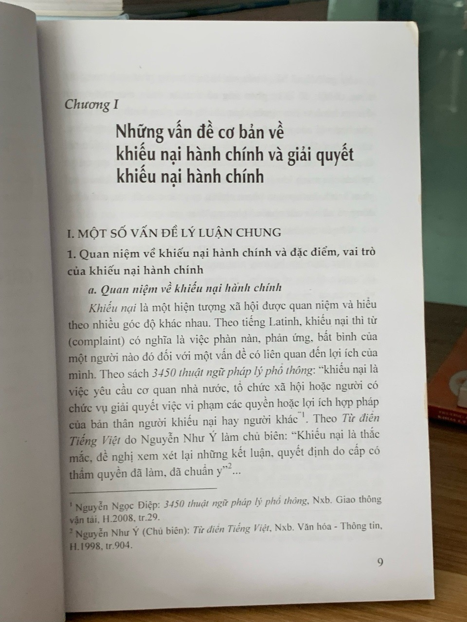 Khiếu nại tố cáo hành chính và giải quyết thiếu lại tố cáo hành chính ở Việt Nam hiện nay-Thanh tra chính phủ viện khoa học thanh tra